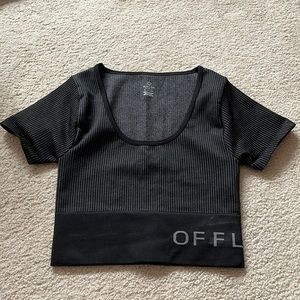 Offline by aerie sidewalk seamless cropped T-shirt